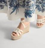 Dior D-Club Wedge Sandal - Image 4